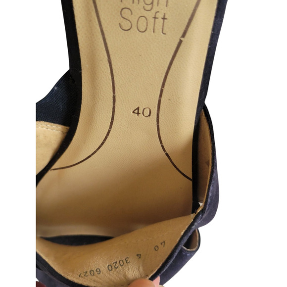 Ara Awash Dress Mikko Women Suede Slip On Slid Slippers Size 40 - Picture 6 of 8